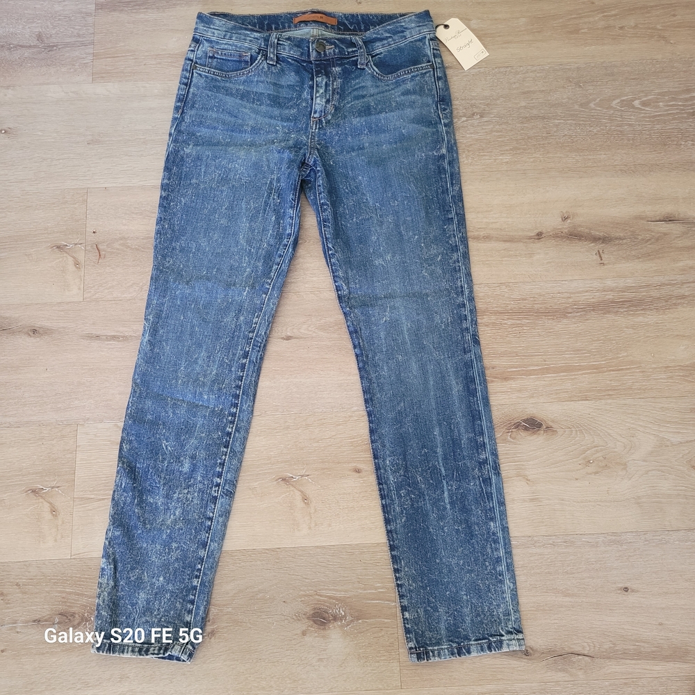 Joe's Jeans Blue Washed Ankle Crop Jeans